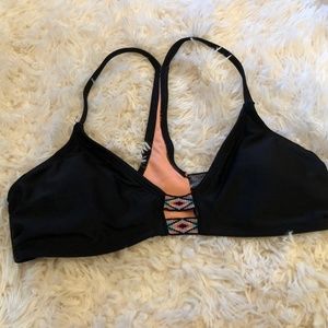 Black swim top